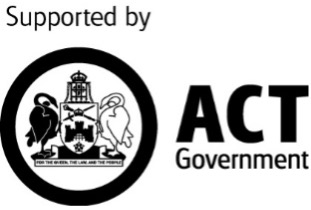 supported by ACT Government